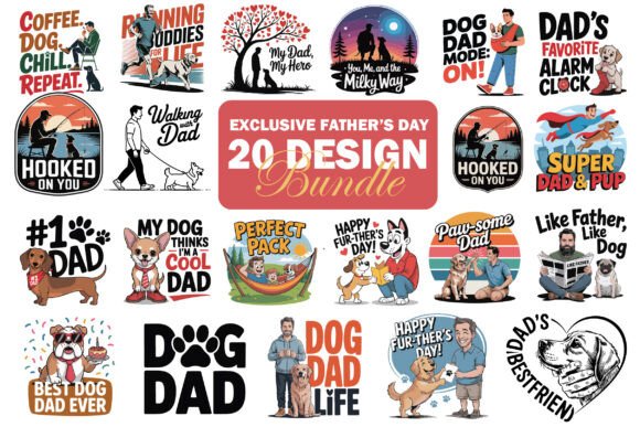 Download Fathers Day Design Bundle - Design Collection