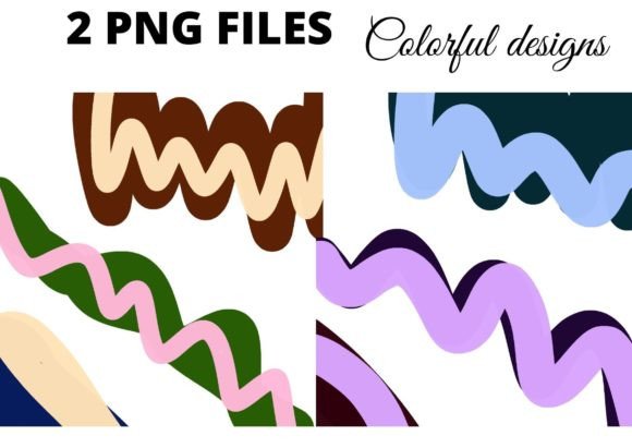 Download Colorful Curls Lines Art Design - Design Collection