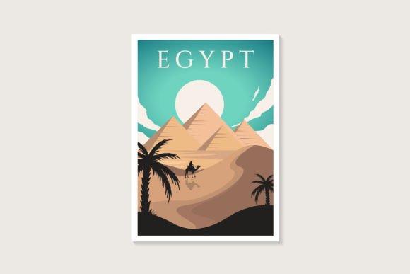 Download Retro Cairo Egypt Poster Design - Design Collection