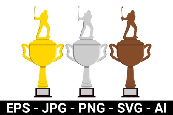 Download Golf Trophy Perfect for Design Project - Design Collection