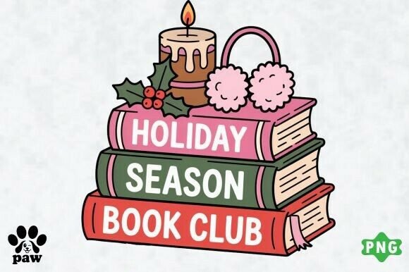Download Holiday Season Book Club Design PNG - Design Collection