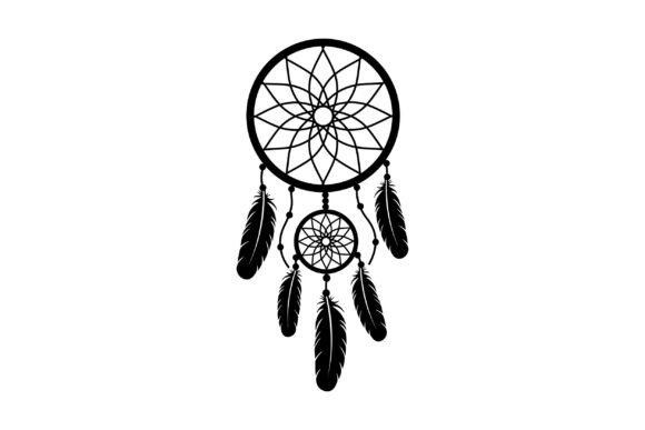 Download Intricate Dream Catcher Design with Feat - Design Collection